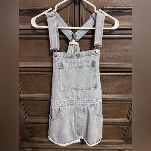 Womens denim shorts overall